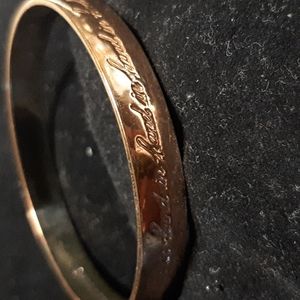 KATE SPADE"There is strength in numbers " bangle.